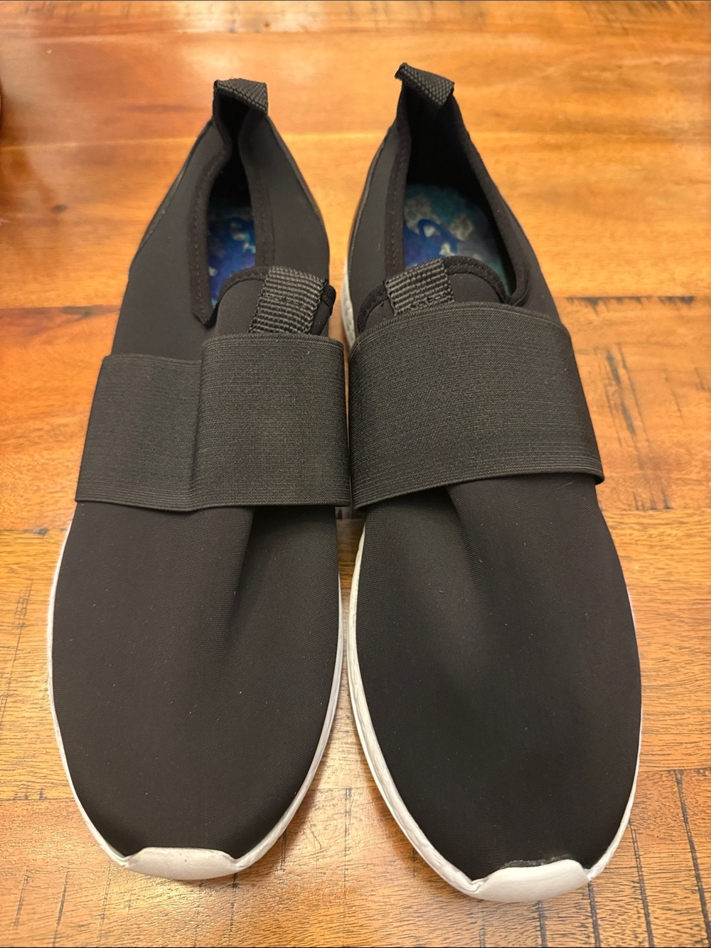 Men's Slip-On Neoprene Athletic Sneakers - Black Size 44 or 11